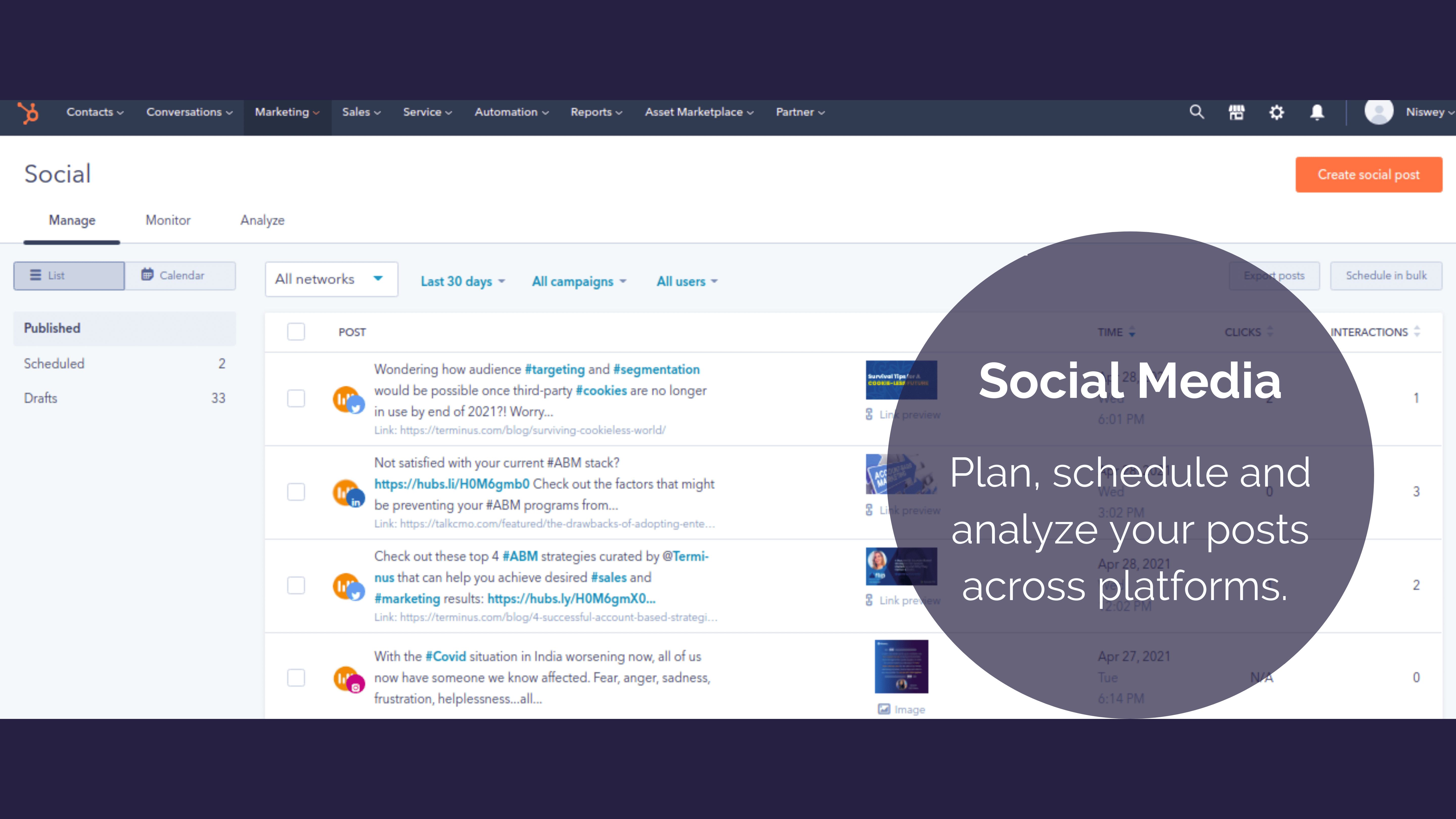 HubSpot for Marketing Services with HubSpot